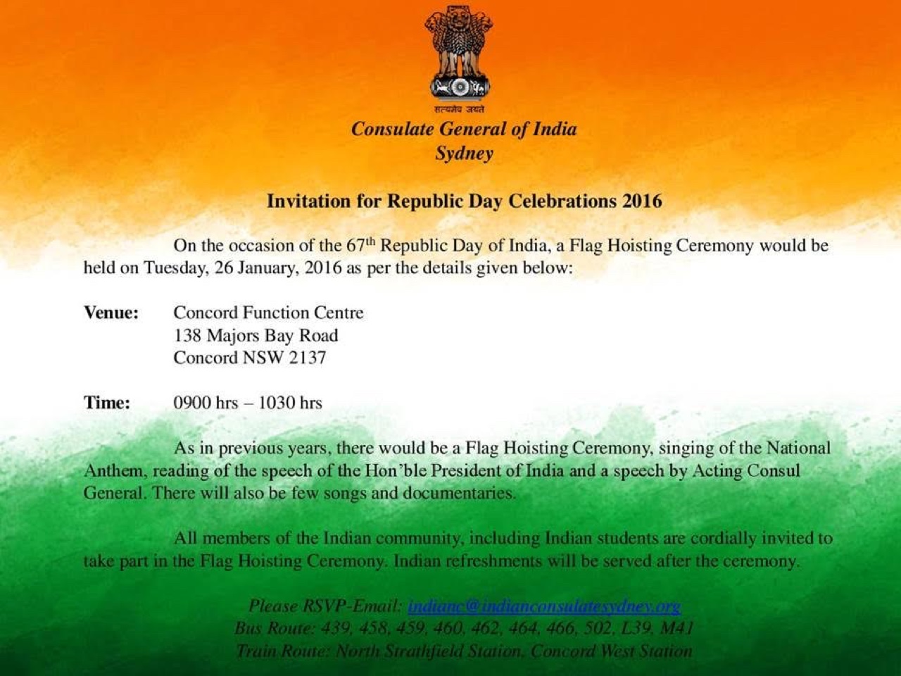 republic day flag hoisting 2016