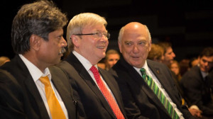Kevin rudd - launch world cricket cup