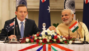 Abbott and Modi - govt pic small