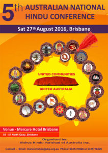 5th AUSTRALIAN NATIONAL HINDU CONFERENCE - Small - Flyer