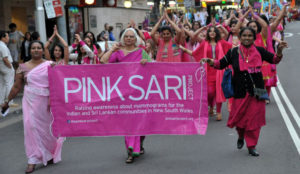 Pink Sari Project Supporters at 2015 Paramasala Parade 2015